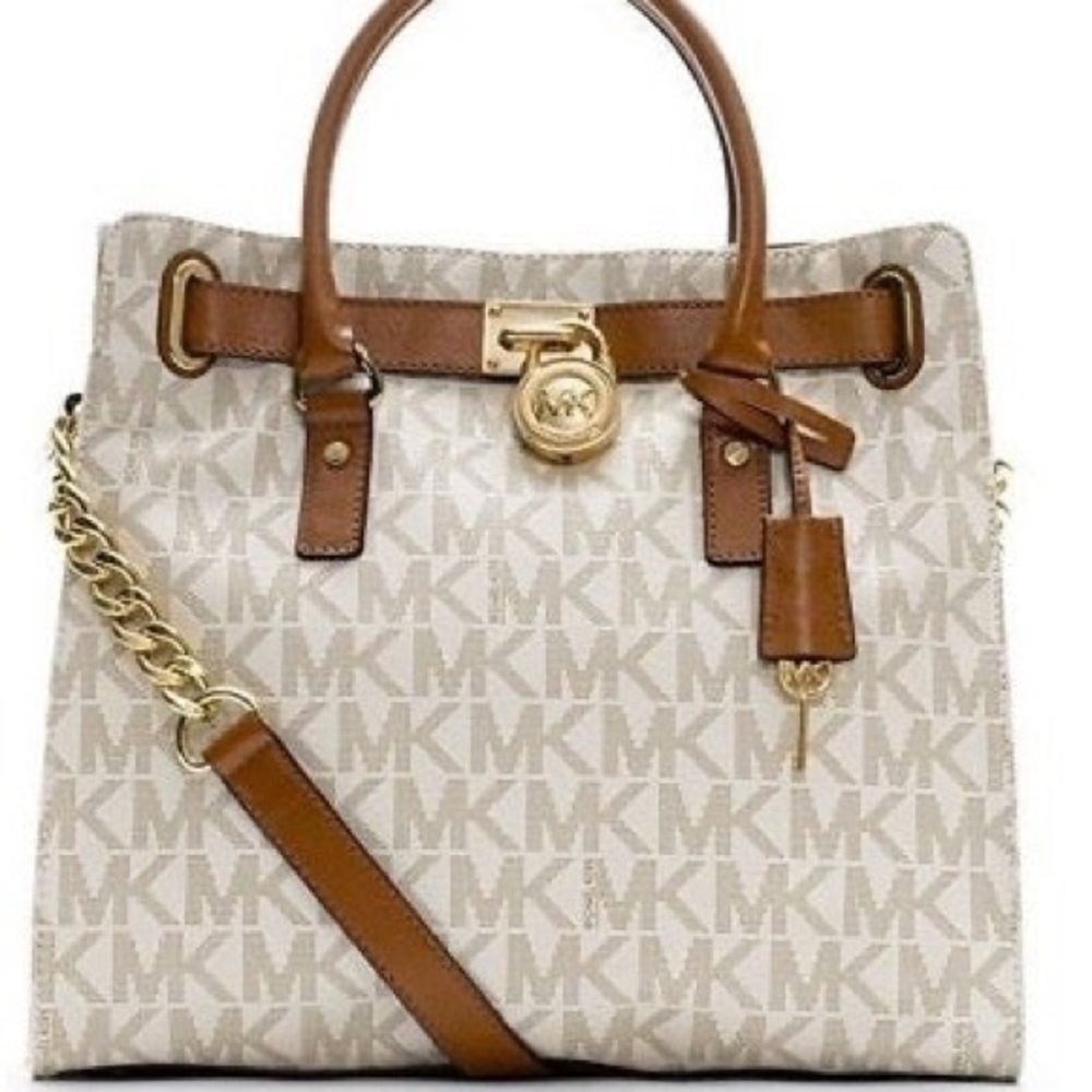 Michael Kors Hamilton MK Logo Handbag